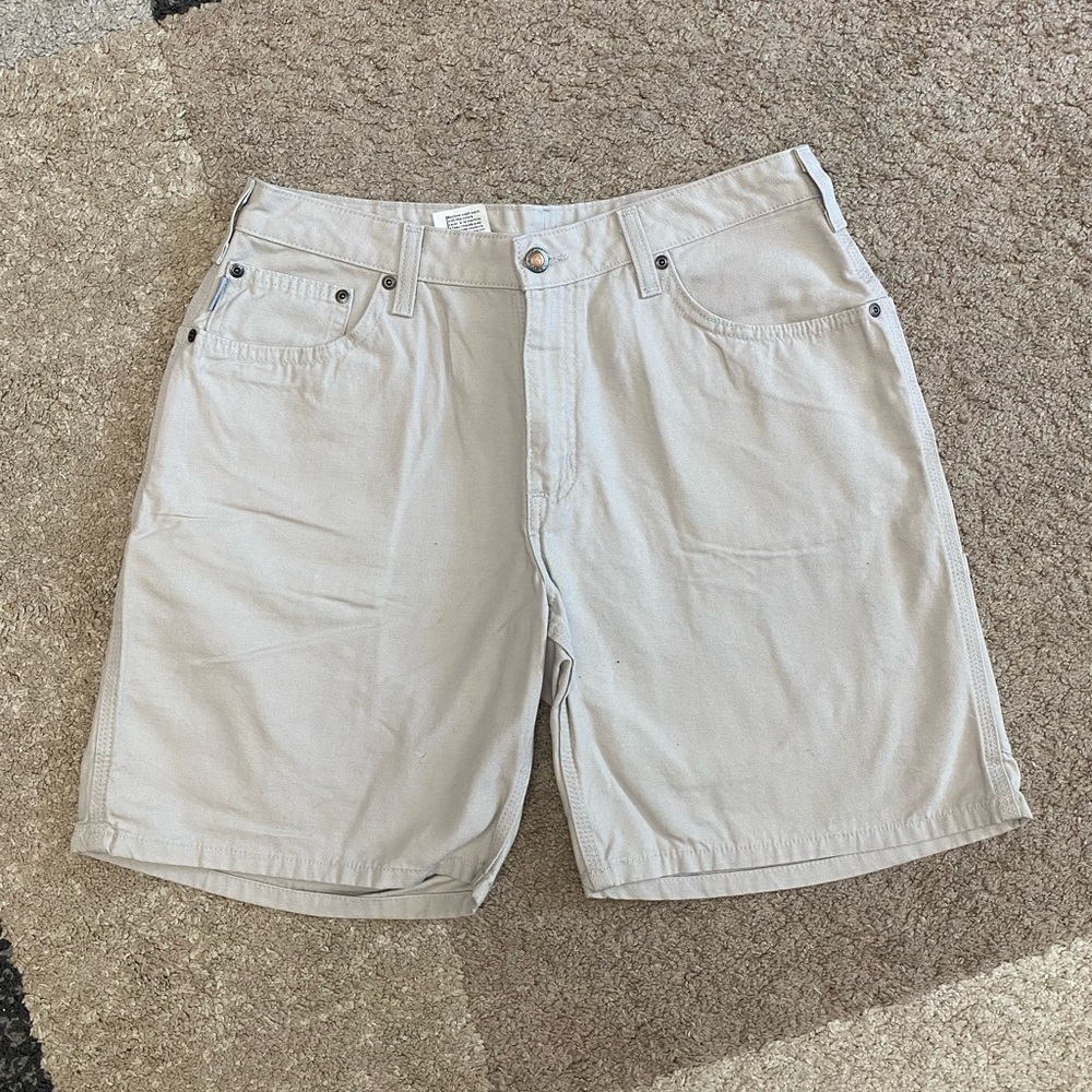CARHARTT women’s khaki shorts work everyday wear size 12